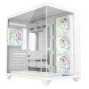 Корпус ПК Rampage Sealite зі загартованим склом 7 вентиляторів ARGB PWM White (8680096150456)