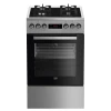 Газово-электрическая плита Beko FSMT55330DXDS с 3D выпеканием (8690842165597)