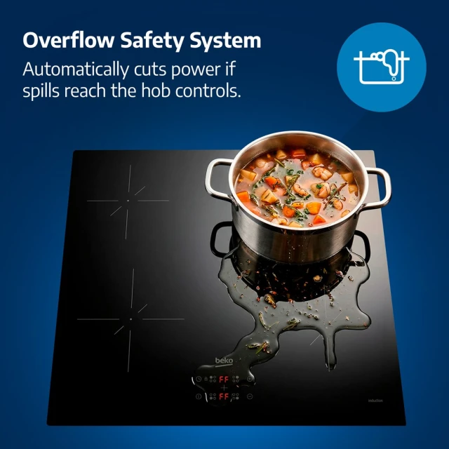 Індукційна варильна поверхня Beko HII64401QT (8690842683862)