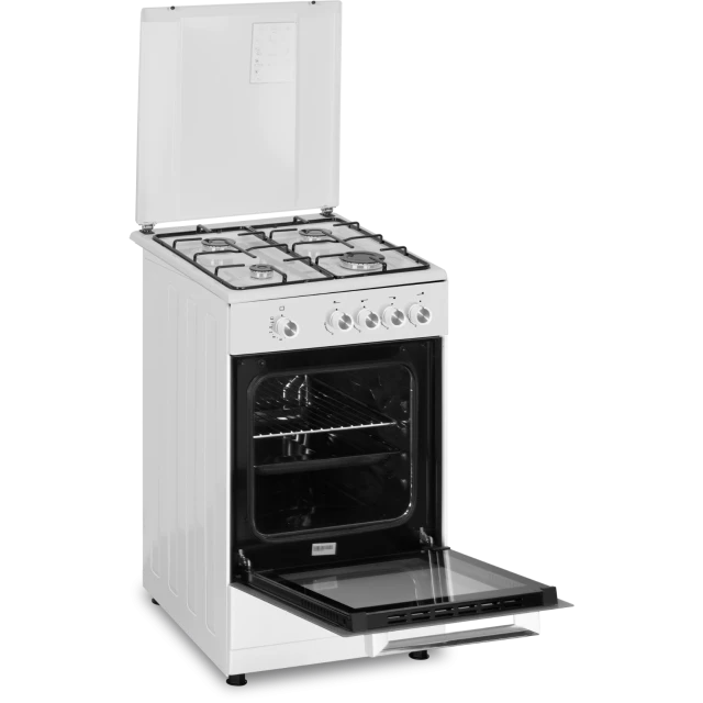Плита Simfer 4401SGRBB газова 50 см 49 л White (8699272096228)