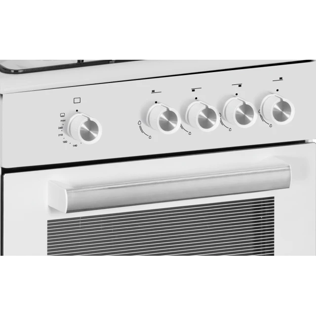 Плита Simfer 4401SGRBB газова 50 см 49 л White (8699272096228)