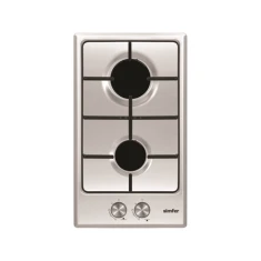 Варильна поверхня Simfer H3.200.VGRIM газова 2 конфорки Stainless Steel (8699272096341)