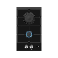 Варильна поверхня Simfer H3.201.TGRSP газова на склі 2 конфорки Black (8699272096464)
