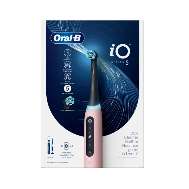 Електрична зубна щітка Oral-B iO5 Pink (8700216011464)