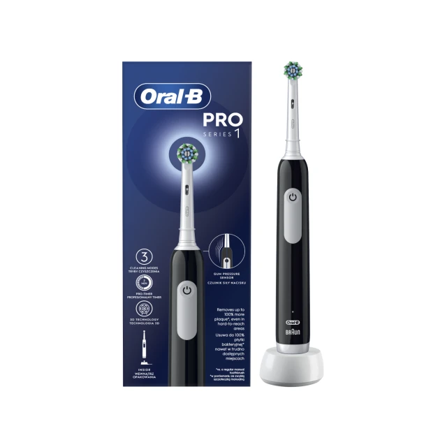 Електрична зубна щітка Oral-B Pro Series 1 Cross Action Black (8700216022101)