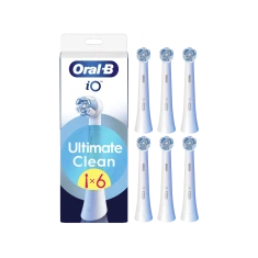 Насадки для зубної щітки Oral-B iO UltimateClean 6 шт White (8700216199223)