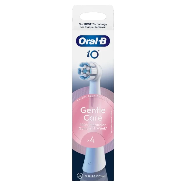 Насадки для зубної щітки Oral-B iO Gentle Care 4 шт (8700216199438)