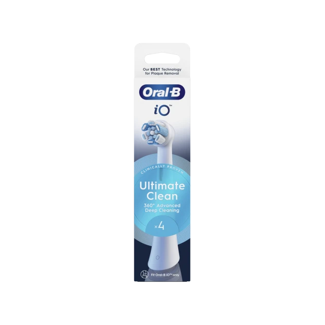 Насадки для зубної щітки Oral-B iO UltimateClean 4 шт White (8700216199513)
