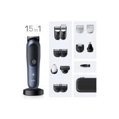 Тример Braun All-in-One Series 7 AIO7580 Blue/Black (8700216429023)