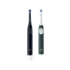 Електрична зубна щітка Oral-B iO2 Duo 3 режими 2 шт Night Black/Forest Green (8700216611909)