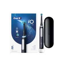 Электрическая зубная щетка Oral-B iO3 Black с футляром (8700216868709)