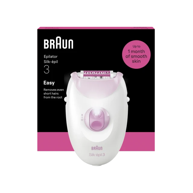 Епілятор Braun Silk-épil 3 SE3-000 White Pink (8700216962988)