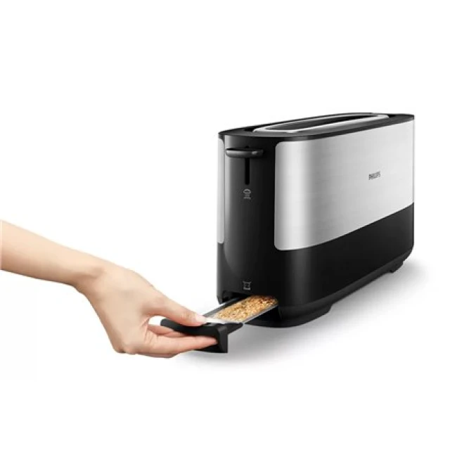 Тостер Philips Viva Collection HD2692/90 950 Вт 2 відділення Black (8710103821083)