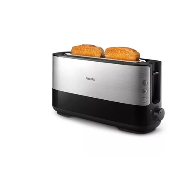 Тостер Philips Viva Collection HD2692/90 950 Вт 2 відділення Black (8710103821083)
