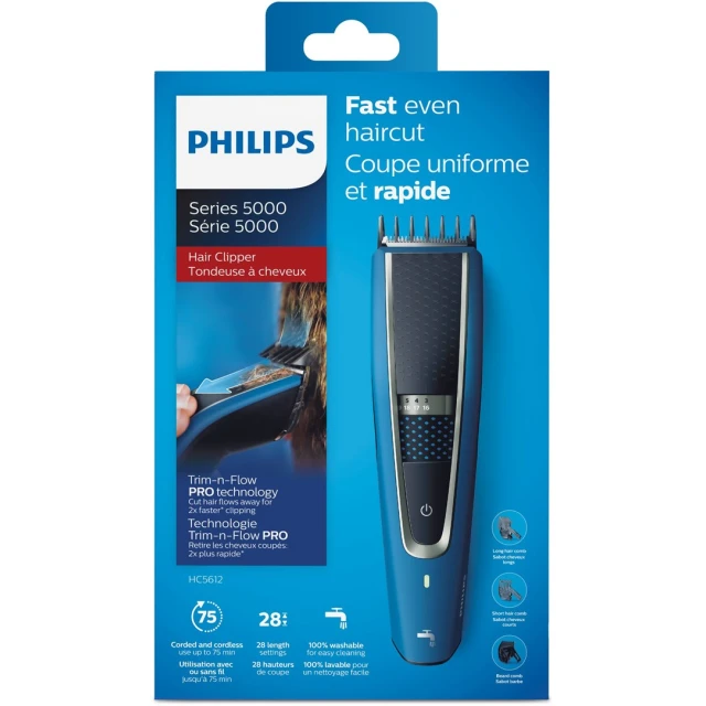 Машинка для стрижки Philips HC5612/15 28 рівнів Blue (8710103897835)