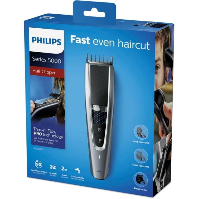 Машинка для стрижки Philips HC5630/15 Gray (8710103914051)