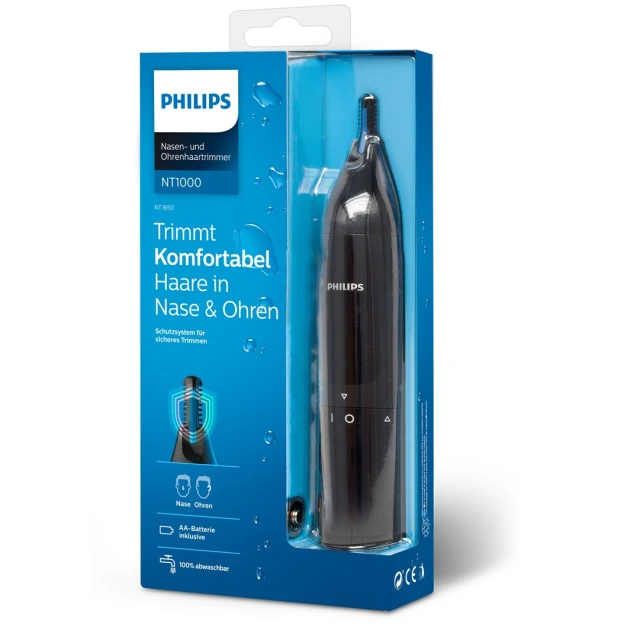 Триммер для носа и ушей Philips NT1650/16 Black (8710103932512)
