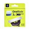 Змінне лезо Philips OneBlade QP430/50 3 шт Black/Green (8710103997177)