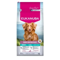 Сухой корм для взрослых собак EUKANUBA Special Care Mono-Protein с уткой 12 кг (8710255196589)