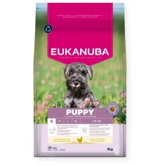 Сухой корм для щенков EUKANUBA Puppy Small с курицей 3 кг (8710255201627)