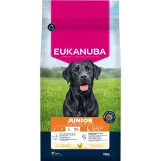 Сухой корм для щенков крупных и гигантских пород EUKANUBA Premium Nutrition Junior Large & Giant Breed с курицей 15 кг (8710255201795)