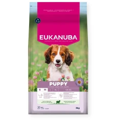 Сухой корм для щенков EUKANUBA Puppy&Junior Small/Medium Lamb & Rice с ягненком и рисом 3 кг (8710255201801)