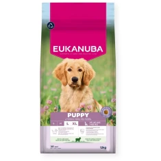 Сухой корм для щенков EUKANUBA Puppy Large с ягненком 12 кг (8710255201832)