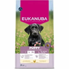 Сухой корм для щенков крупных пород EUKANUBA Breeder Puppy Large с курицей 18 кг (8710255205045)