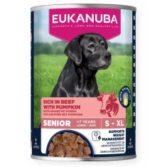 Влажный корм для собак EUKANUBA Senior с говядиной и тыквой 400 г (8710255206264)