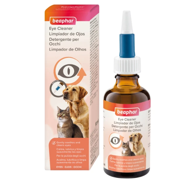 Краплі для догляду за очима для собак і котів BEAPHAR Oftal Eyewater 50 мл (8711231124879)