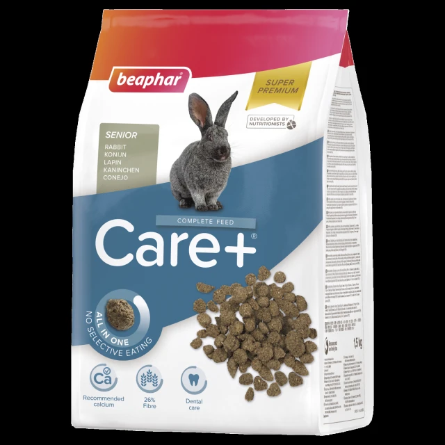 Сухий корм для кроликів BEAPHAR Care+ Rabbit Senior для літніх 1,5 кг (8711231184545)