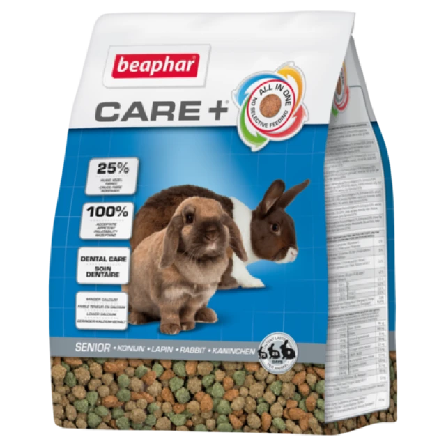 Сухий корм для кроликів BEAPHAR Care+ Rabbit Senior для літніх 1,5 кг (8711231184545)
