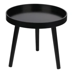 Столик кавовий круглий Arti Casa 40x36 см Black (871125200873)