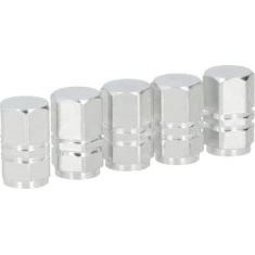 Ковпачки вентилів Dunlop Schrader 5 шт. Silver (8711252058269)