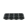 Форма для маффинов Alpina 12 шт антипригарная Black (8711252241814)