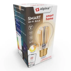 Розумна лампа Wi-Fi Alpina E27 4,9 W White Warm