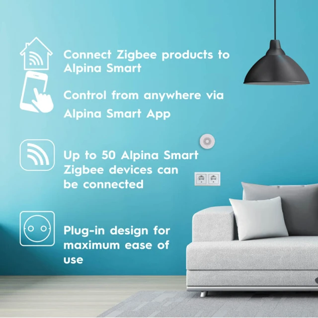 Хаб Zigbee Alpina (8711252265476)