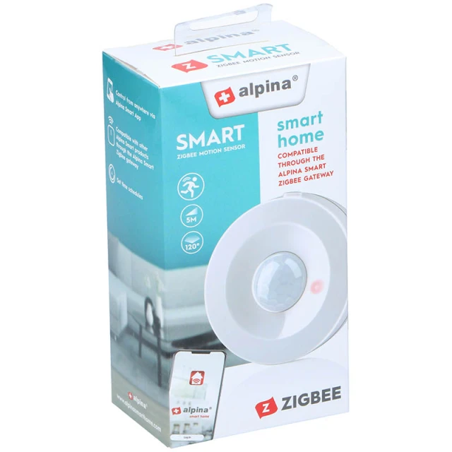 Інтелектуальний датчик руху PIR Alpina Zigbee (8711252265551)