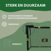 Ворота футбольні металеві Umbro 180x120x60 см з сіткою