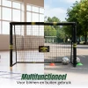 Ворота футбольні металеві Umbro 180x120x60 см з сіткою