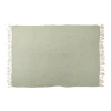 Плед Arti Casa бавовняний 130х170 см Green/White (8711252301884)