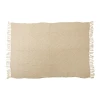 Плед бавовняний Arti Casa 130x170 см Beige/White (871125230194)