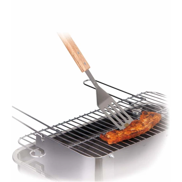 Шпатула для барбекю BBQ з дубовою ручкою 41 см (8711252347714)