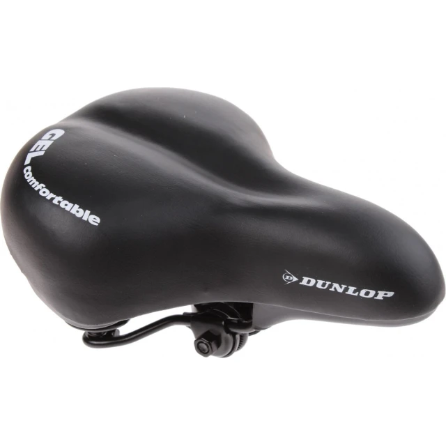 Сідло велосипедне гелеве комфортне Dunlop (8711252419695)