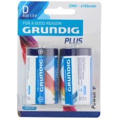 Батарейка цинкова Grundig D R20 1.5V 4100mah 2 шт. (8711252525648)