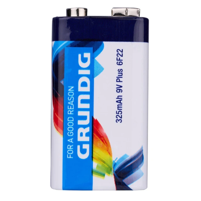 Батарея цинкова Grundig 6F22 9V 325mAh (871125252566)
