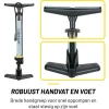 Насос підлоговий Dunlop для велосипедів із манометром Blue (8711252573786)