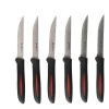 Набір ножів стейкових Alpina INOX 23 cm 6 шт. Black (871125297852)