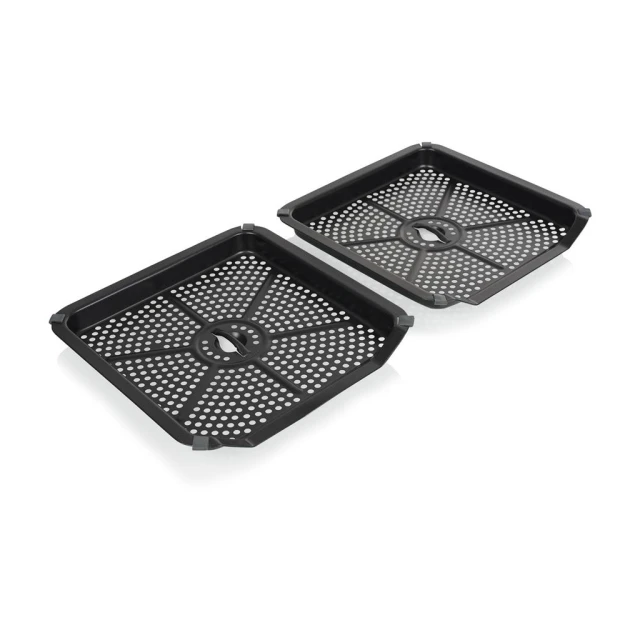 Аерогриль Princess Double Stack 11,2 л 3000 Вт з подвійними кошиками Black (8711658523262)