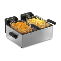 Фритюрница Tristar FR-9342 двойная 3600 Вт 6 л Silver (8711658525723)
